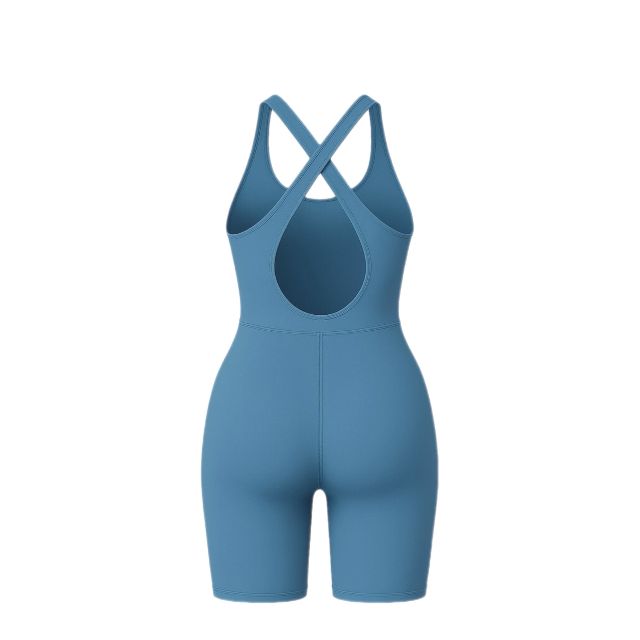 FormFlex Strappy Romper (Cross-Back Contour Fit)