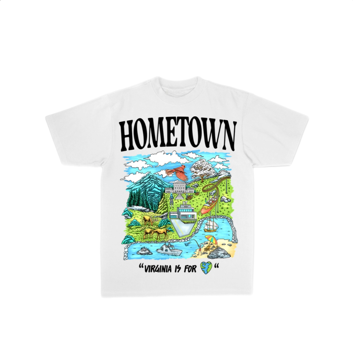 State of Virginia Tee - Hometown Worldwide