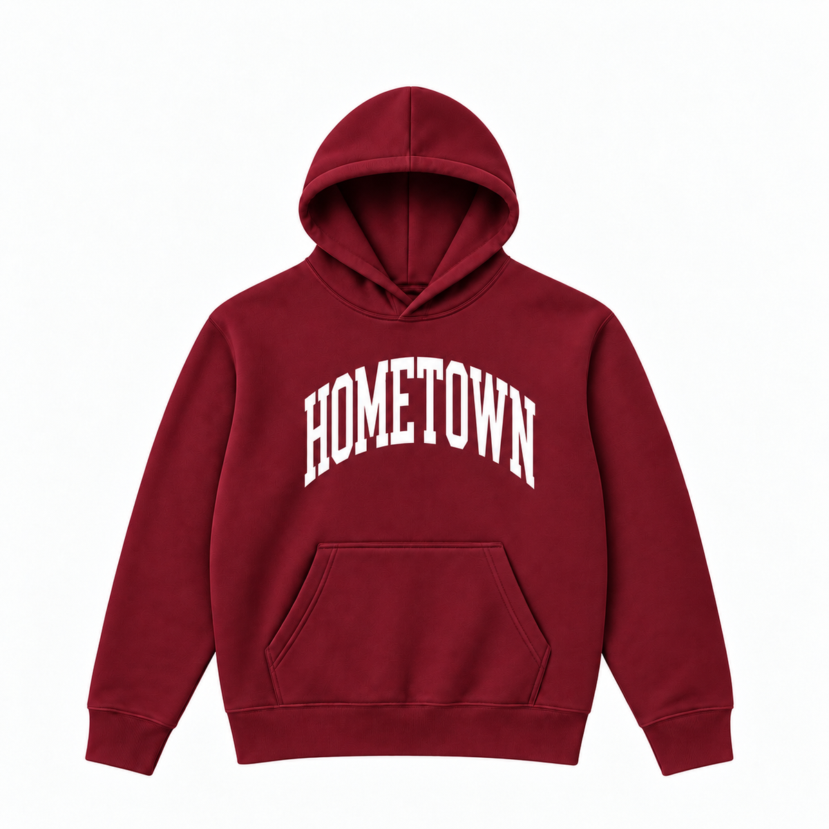 Heritage Arch Hoodie - Burgundy