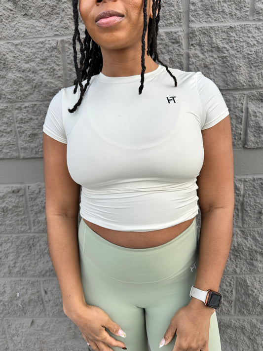 Logo Compression Crop Top